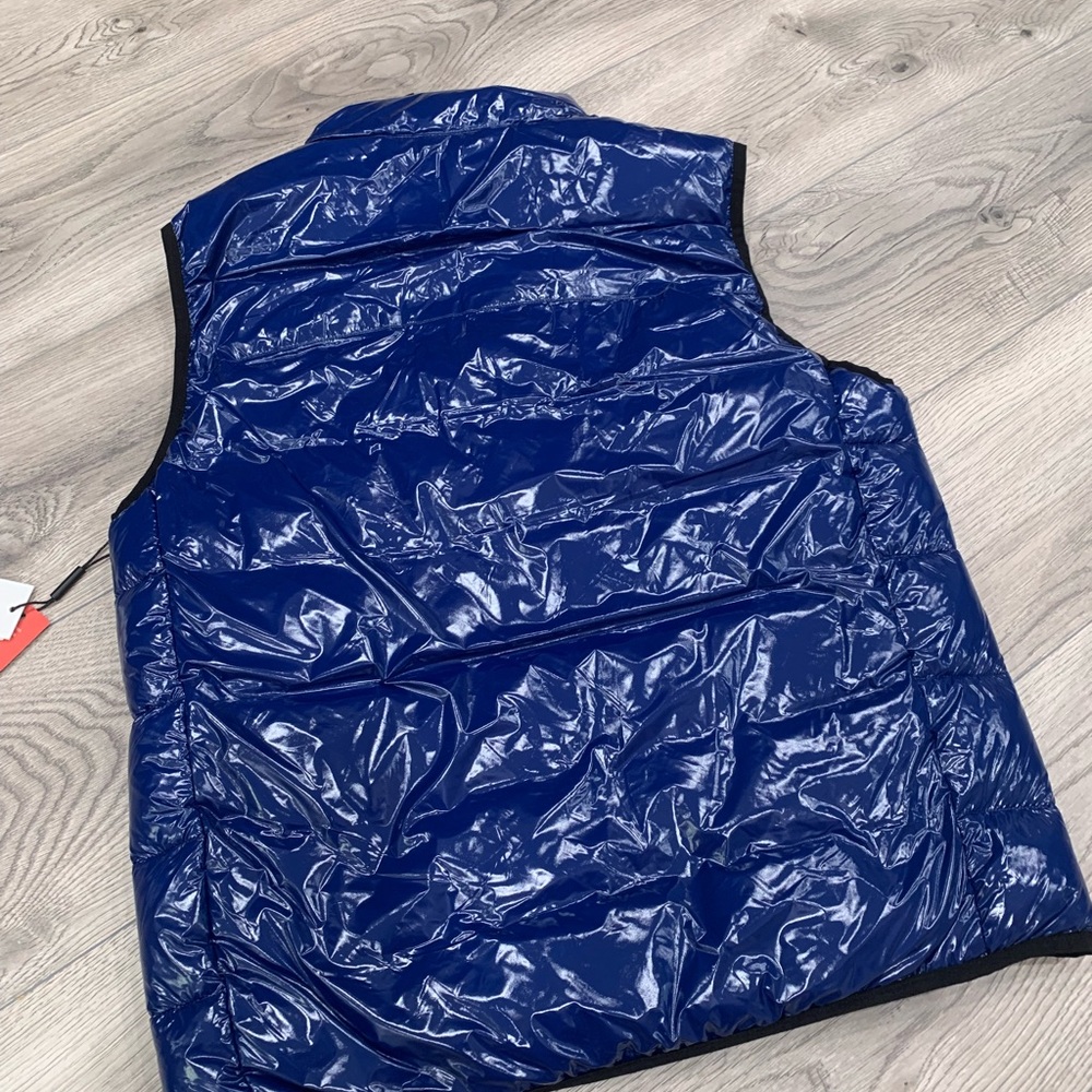 NWT Calvin Klein Performance Men's Blue Puffer Gilet/Vest Size Xs - Picture 9 of 13